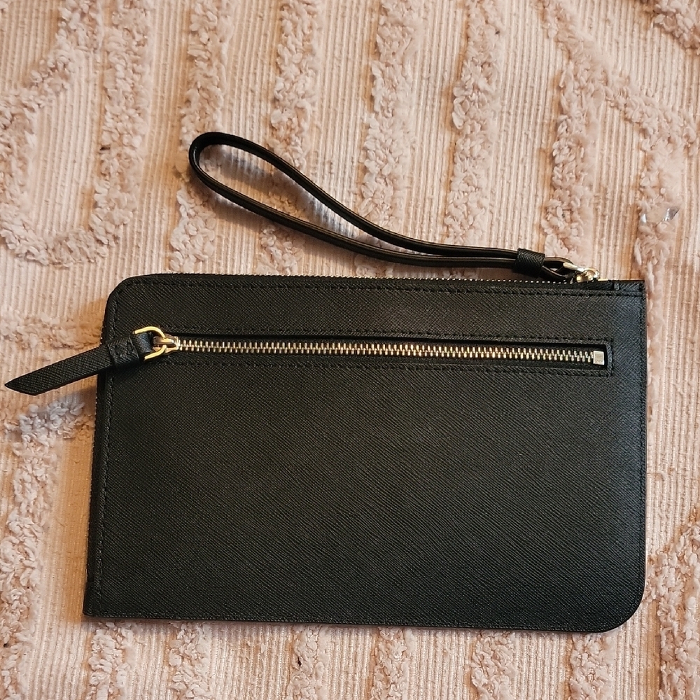Kate Spade Black Leather Wristlet - Picture 4 of 9